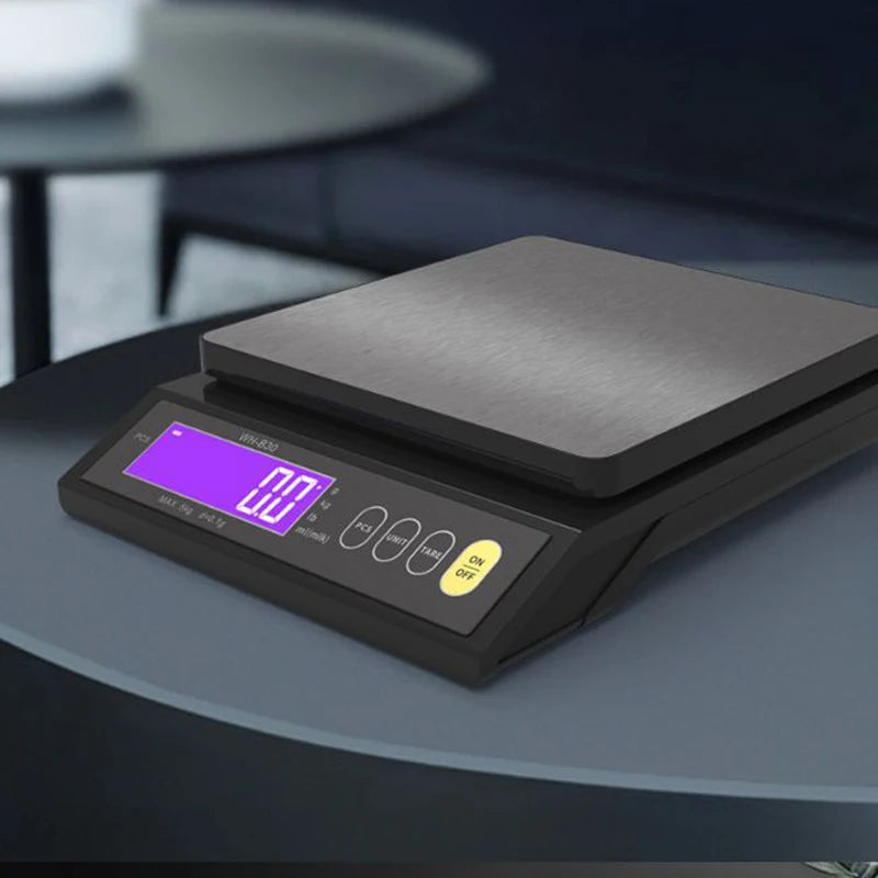 Digital Electronic Kitchen Scale LCD Home Food Snack 5kg/0.1g 10kg/1g  Waterproof Stainless Steel Measuring Weighing Tool