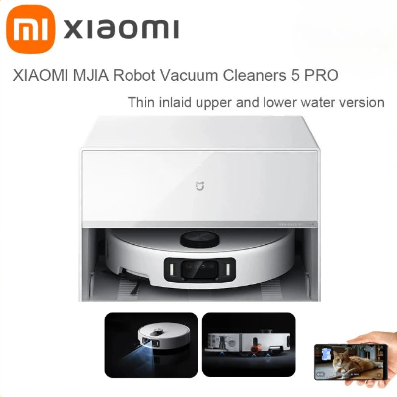 XIAOMI MIJIA OMNI  5 Pro hogar inteligente AI videovigilancia máquina de eliminación de suciedad 23000PA