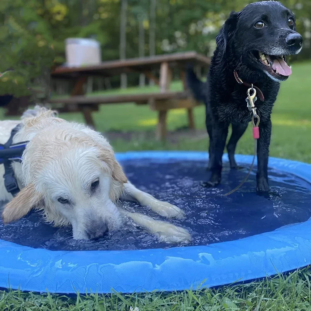 100/150/200cm Pet Swimming Pool Inflatable Sprinkler Pad Outdoor Water Fountain Play Mat Summer Cooling Toy for Dogs and Puppies