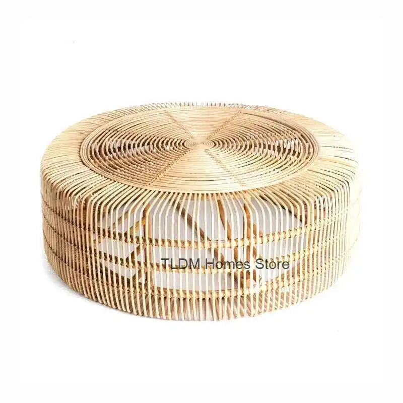 Rattan Coffee Table Living Room Furniture Side Tables Small Apartment Restaurant Homestay Balcony Round Sofa Tea Tables