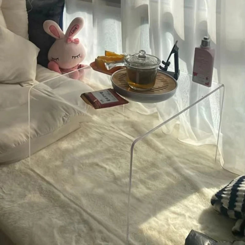 Modern Acrylic Coffee Tables Transparent Sofa Side Table for Living Room Minimalist Center Tables Design Tea Table Furniture