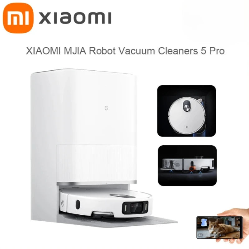 XIAOMI MIJIA OMNI  5 Pro hogar inteligente AI videovigilancia máquina de eliminación de suciedad 23000PA